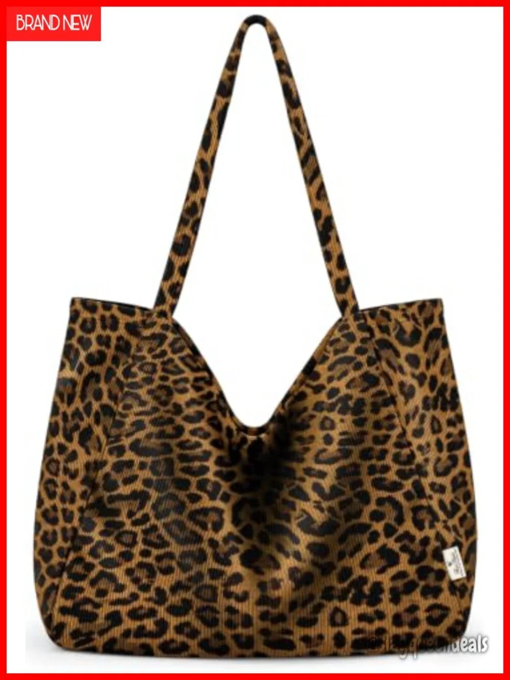 Corduroy Hobo Bag Large Slouchy Shoulder Bag Everyday Work Travel Tote